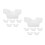 12Pièces Accessoires Bébé T-Shirt Ours Simple 6