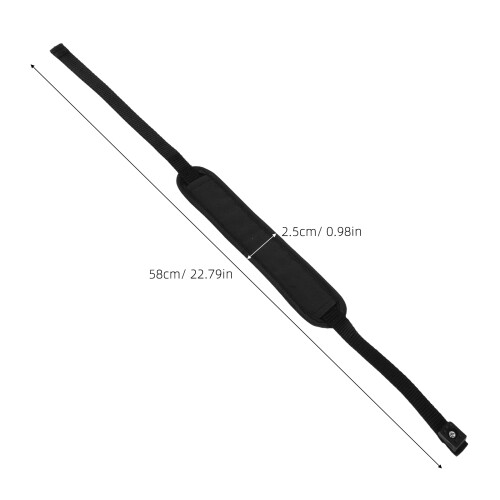 2Pièces Sangles Poignet Stables Nylon Noir Pour Bâtons De Randonnée 1
