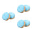 6Pièces Coussin Couture Bleu Ciel, Range-Aiguilles Sécurisé 6