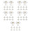 50Pcs Locking Earring Backs Golden Silicone Stud Backings for Women 9