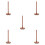 5Pcs Bamboo Yarn Holder Stand Smooth Rotatable Knitting Supply 7