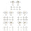 50Pcs Locking Earring Backs Golden Silicone Stud Backings for Women 8