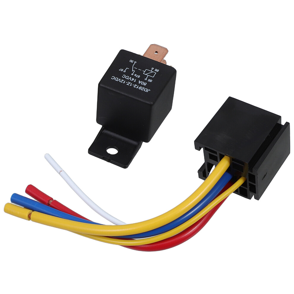 2Sets Multi Plastic 4-Pin Automotive Relay Harness For Cars Trucks Suv 3633800250077