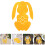 4Pcs Yellow Felt Easter Bunny Utensil Holder Pockets Cute Rabbit Pouch 9