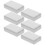 18Pcs Portable ABS Hidden Money Container Light Grey Security Safe Box 1
