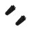 2Pcs Black Aluminum Drumstick Clamp Bag Compact Portable Storage Case 7
