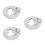 3Pcs Multifunctional Iron Candle Vessel Lid with Snuffer for Home Use 4