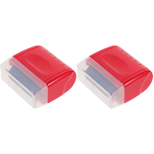 2Pcs Convenient Privacy Seal Roller Stamp for Home 2