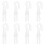 32Pcs Flexible Blind Wand Hook Sleeves for Window Blinds Hardware 1