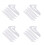 400Pcs Scratch-Resistant Clear Sleeve Plastic Cutter Tip Covers 6