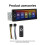 1 Din 6,86 Polegadas Rádio para Carro Sem Fio CarPlay Android Auto Multimedia Player Universal MP5 Player Mirror Link IPS Tela B 5
