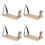 4Pièces Accessoires Repose-Bras Ajustables Beige Pour Salon De Massage 7