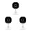 3Pcs Indoor Wireless Camera ABS Night Vision for Home Use 7