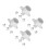 16Pièces Finitions PVC Blanches Pour Pieds De Table, Capuchons Solides 7