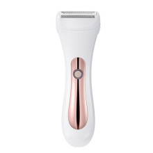 Recortador de Bikini Eléctrico 2 en 1 para Mujeres, Afeitadora Eléctrica, Afeitadora Húmeda/Seca para Depilación del Área Púbica, Cara, Piernas,