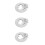 3Pcs Multifunctional Iron Candle Vessel Lid with Snuffer for Home Use 6
