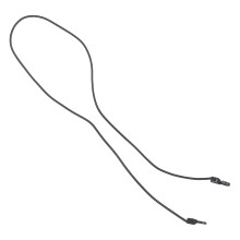 2Pcs Multipurpose Black Nylon Elastic Rope for Bike Rack and Luggage