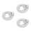 3Pcs Multifunctional Iron Candle Vessel Lid with Snuffer for Home Use 5