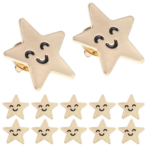 36Pcs Brooch Pins Creative Face Design for Costume and Suit