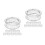20Pcs White Silicone Thumb Inserts for Barber Scissors Grip 9