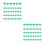 400Pcs Green Plastic Cap Nails Flat Head Roofing Nails for House Wrap 2
