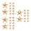 36Pcs Brooch Pins Creative Face Design for Costume and Suit 5