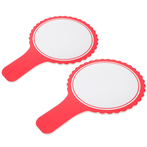 4Pièces Ardoises Blanches Effaçables PVC Portables Multicolores 1