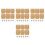 24Pcs Universal Pot Handle Replacement Wood Lid Knobs Ergonomic Khaki 7