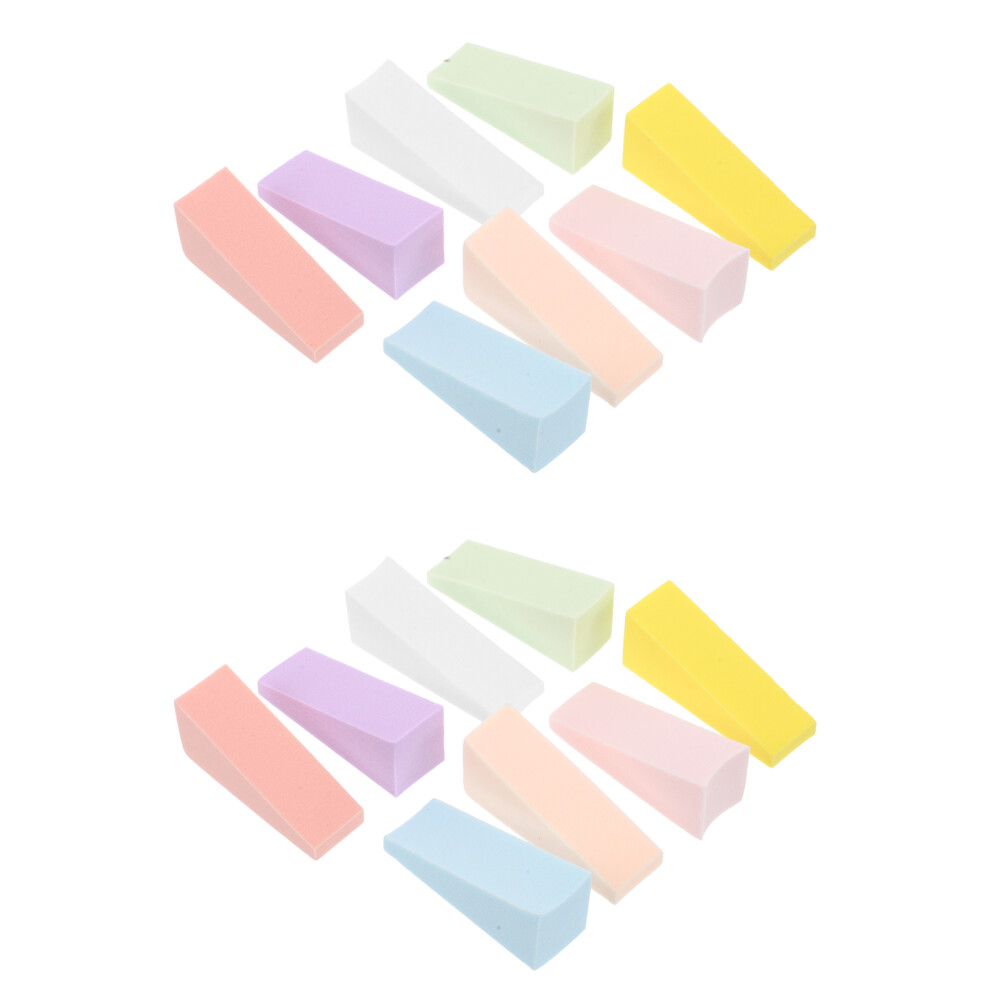 Supvox 120Pcs Multi Facial Makeup Sponges For Nail Art Blush Foundation Blend