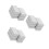 18Pcs Portable ABS Hidden Money Container Light Grey Security Safe Box 6