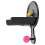 3Pcs Universal Black Hair Dryer Storage Rack Suction Cup Wall Mount 3