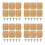24Pcs Universal Pot Handle Replacement Wood Lid Knobs Ergonomic Khaki 6