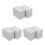 18Pcs Portable ABS Hidden Money Container Light Grey Security Safe Box 7