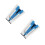 2Pcs Blue Fabric Tape Maker Set Bias Binding Tool for Sewing Projects 6