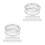 20Pcs White Silicone Thumb Inserts for Barber Scissors Grip 5