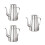 3Pcs Stainless Steel Grease Container with Drip-Free Pouring, Silver 9