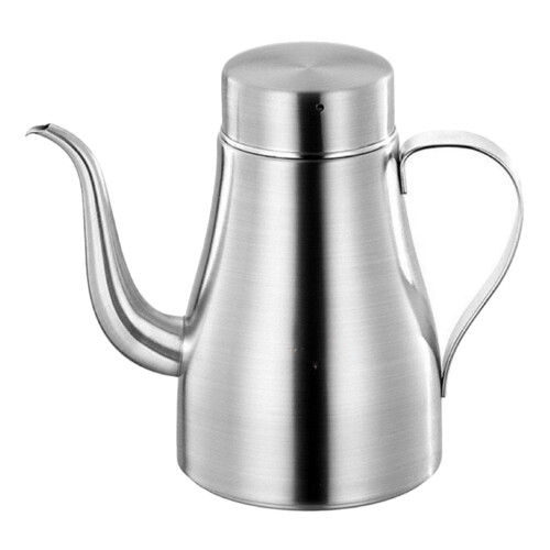 3Pcs Stainless Steel Grease Container with Drip-Free Pouring, Silver