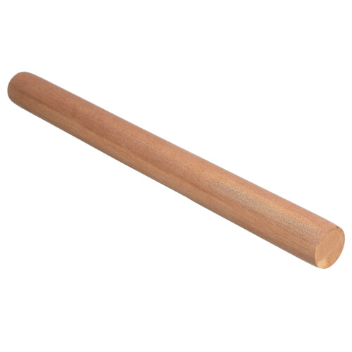 4Pcs Solid Wood Rolling Pin Light Brown Thick Dough Roller for Baking