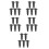 25Pcs Iron Jack Return Valve Heavy Duty Black Floor Jack Accessory 6