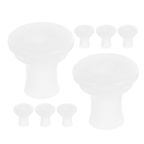 24Pcs Kitchen Pressure Cooker Rubber Float Valve Replacement White Set 1
