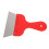 5Pcs Wallpaper Application Tool Kit Red Plastic Stainless Steel Cutter 2