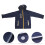 Navy Hooded Waterproof Windproof Mountaineering Jacket Winter 10