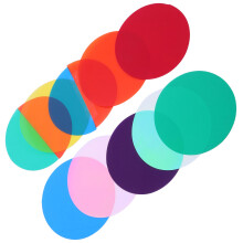 30Pcs Assorted Color PVC Light Filter Sheets for DIY Color Correction