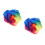 2Pcs Multi-Color Gymnastic Ribbon Ball Soft Exercise Accessory 7