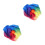 2Pcs Multi-Color Gymnastic Ribbon Ball Soft Exercise Accessory 6