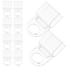 30Pcs Transparent Window Shade Clips Acrylic Cordless Curtain Hooks