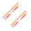 4Pcs Inflatable Pencil Balloons PVC Durable Assorted Decor 7