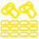 200Pcs Plastic Box Carry Handles Heavy Load Black Carrying Straps 1