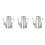 3Pcs Stainless Steel Grease Container with Drip-Free Pouring, Silver 8