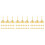 60Pcs Versatile Flat Head Push Pins Golden Carbon Steel for Wall Notes 7